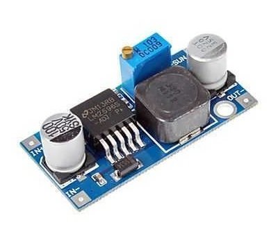 Arduino Mini Ayarlanabilir 3A Voltaj Regülatör Kartı - LM2596-ADJ