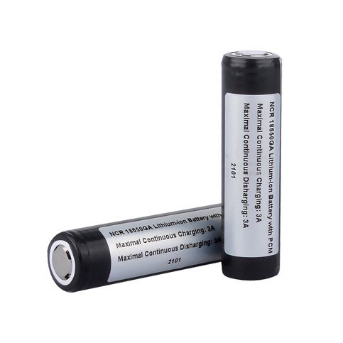 Panasonic-Sanyo 1S1P - 3.7V 3500 Mah - NCR18650GA - Li-On Batarya -Devreli -3A