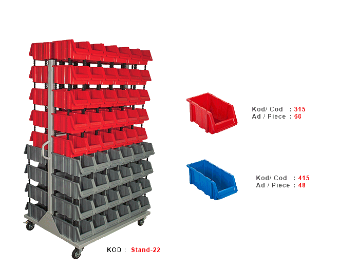 STAND-22 Çift yönlü Avadanlık standı