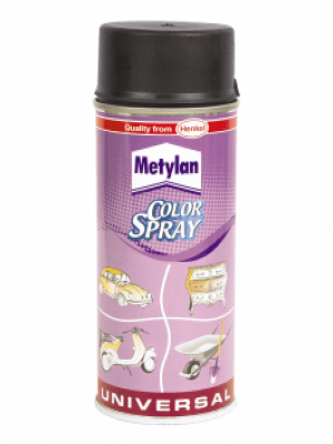 Metylan Universal Akrilik  Siyah Siyah Parlak - RAL 9005 Sprey Boya
