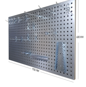 Galvaniz Askı Panosu ve Kanca Seti