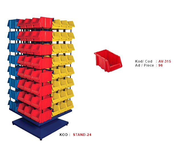 STAND-24 Dört yönlü Dönen Avadanlık standı