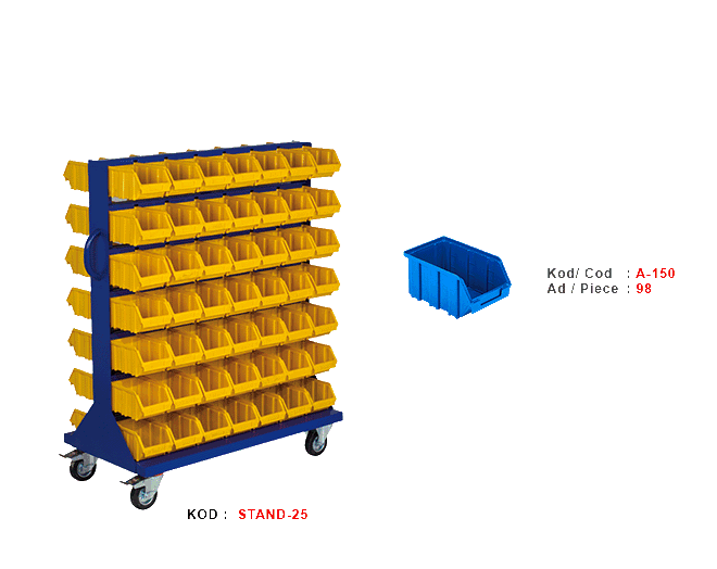 STAND-25 Çift yönlü Avadanlık standı