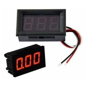 Dijital  Voltmetre DC 4.5-30V KIRMIZI