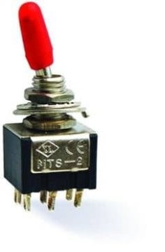 Toggle Switch On-Off (On) 6P (MTS-213) Yaylı