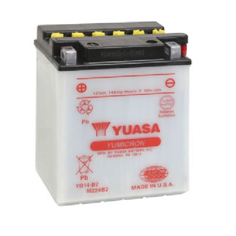 Yuasa YB14-B2 12V 14Ah Yumicron Tip Motosiklet Aküsü