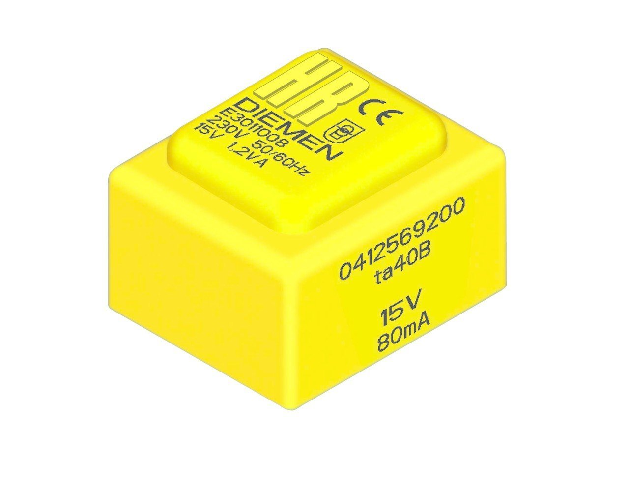 2VA  2x15V Kapalı Tip Trafo E3016059