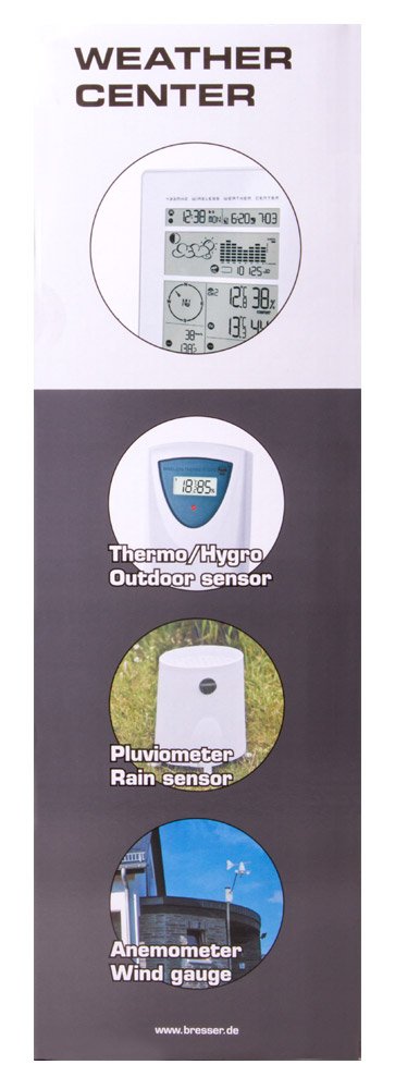 Bresser RC Weather Station, white