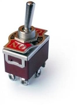 Toggle Switch Büyük Boy ON-(ON) 6P Vidalı Yaylı