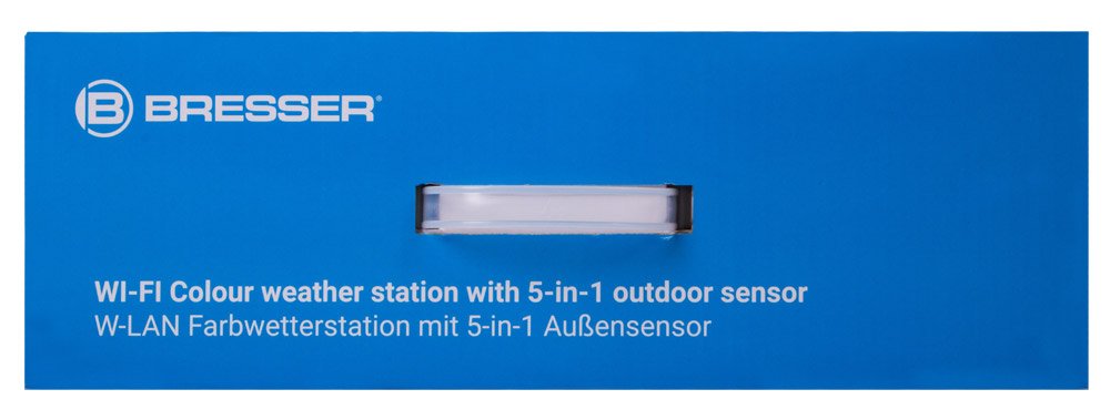 Bresser 5-in-1 Wi-Fi Weather Station with Colour Display, black