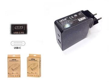 RETRO 60W USB-C PD + 12W USB 2-İn-1 Adaptör RNA-UTC72