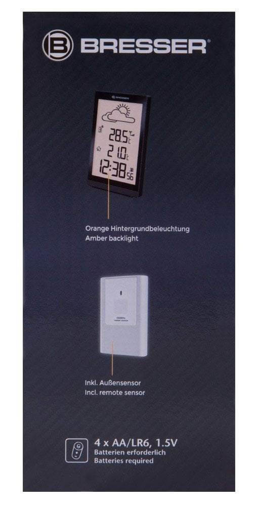 Bresser TemeoTrend ST RC Weather Station, black