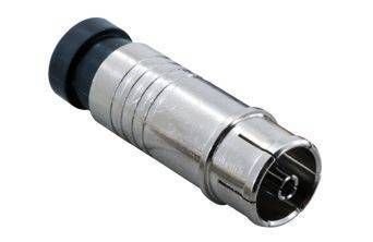 PAL DİŞİ RG6 COMPRESSION KONNEKTÖR