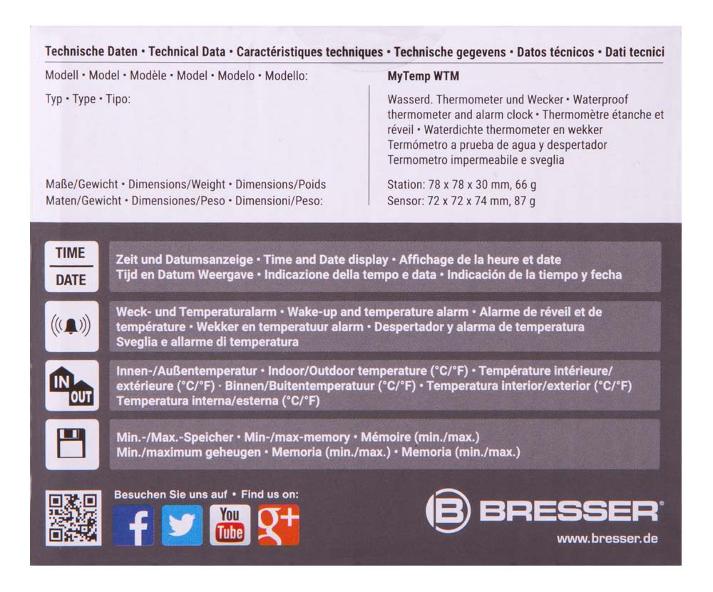 Bresser MyTemp WTM Weather Station
