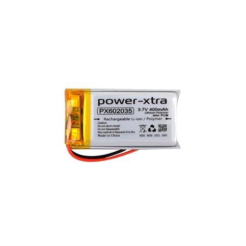Power-Xtra PX602035 - 3.7V 400 Mah Li-Polymer Pil - Devreli