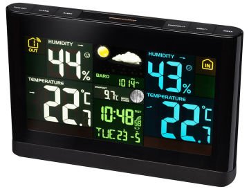 Bresser Weather Station with Colour Display, black