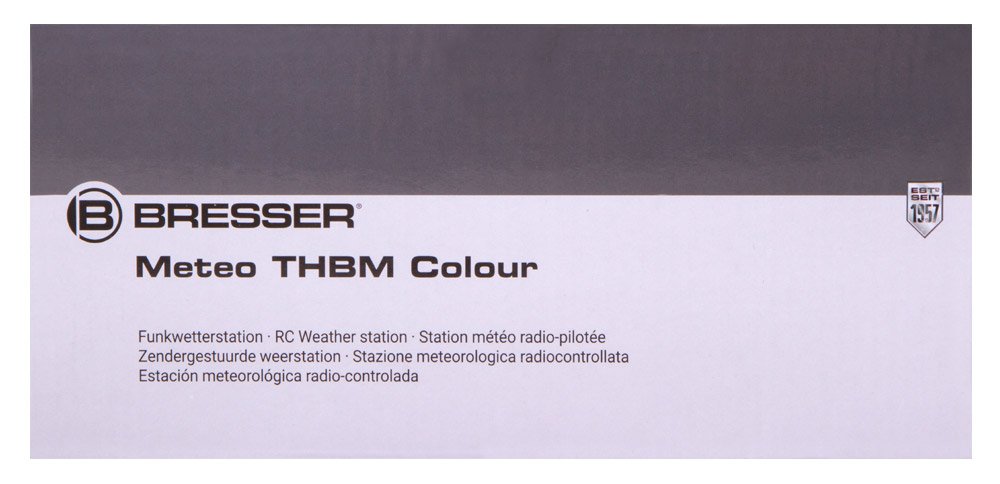 Bresser Weather Station with Colour Display, black