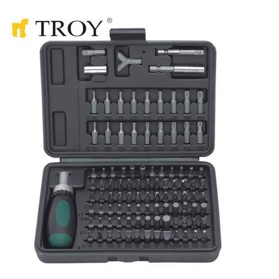 TROY 22309 Tornavida Bits Uç Seti (101 Parça)