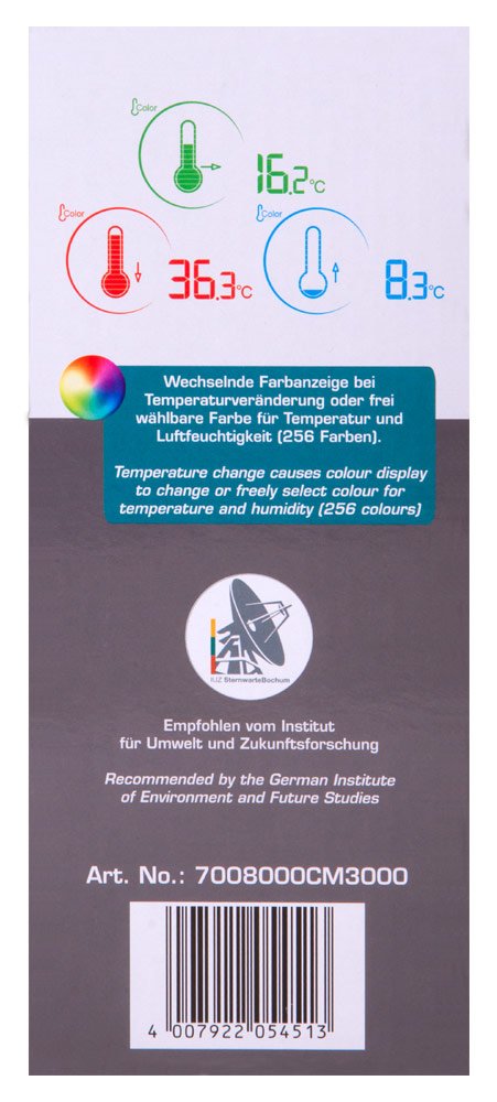 Bresser Temeo Life H Weather Station with Color Display, black