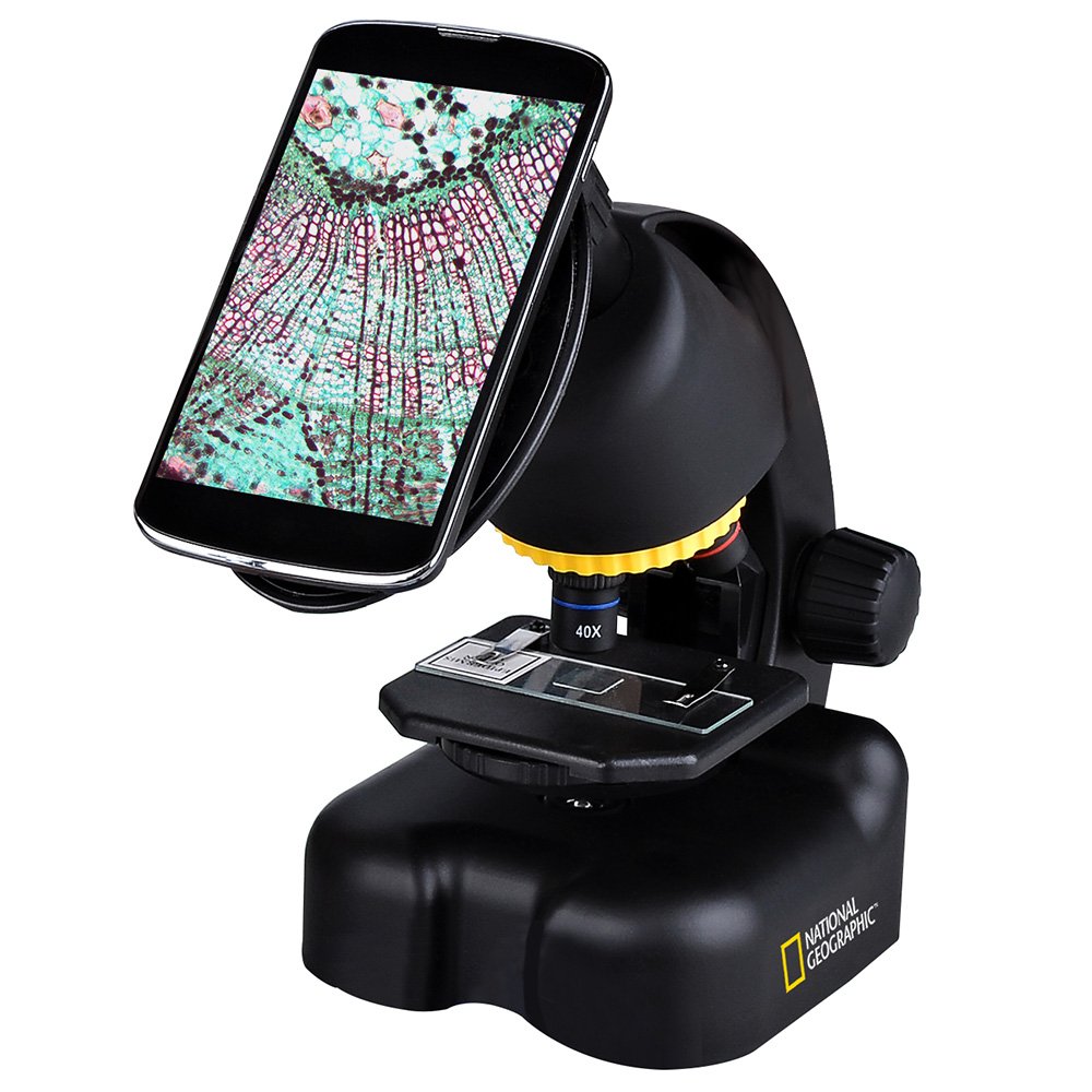 Bresser National Geographic Set: 50/360 AZ Telescope and 40x–640x Microscope