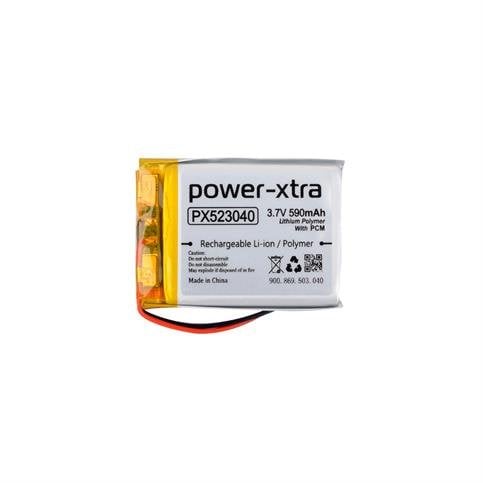 Power-Xtra PX 523040 3.7V 590mAh Lityum Polimer Pil - Batarya Mp3 pili, Mp4 pili