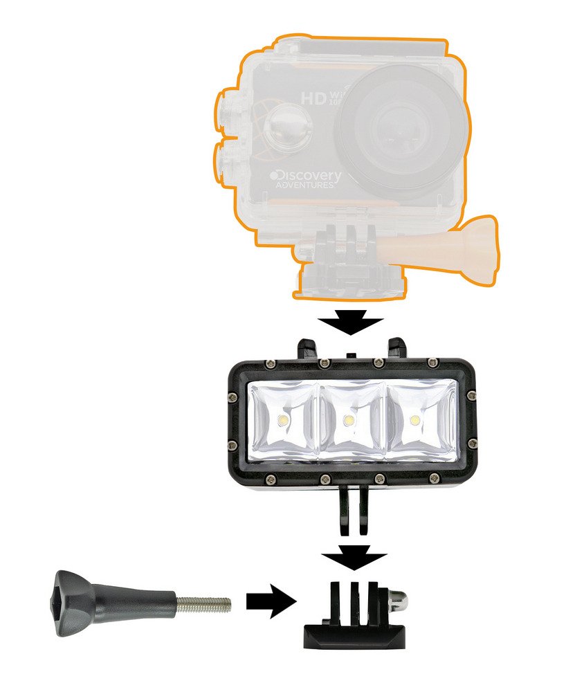 Bresser WP LED Torch for Action Cameras
