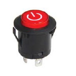 26mm Kalıcı Ledli Rocker Buton  IC-180F