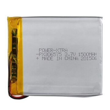 Power-Xtra PX306575 - 3.7V 1500 Mah Li-Polymer Pil - Devreli