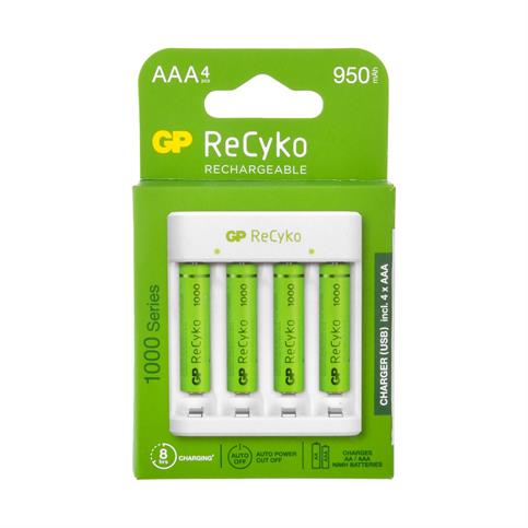 GP E411 4Xaaa 1000 Mah USB Pil Şarj Cihazı