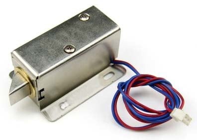 Arduino 12V DC 0.6A 7.5W Solenoit (Elektronik Kapı Kilidi için)