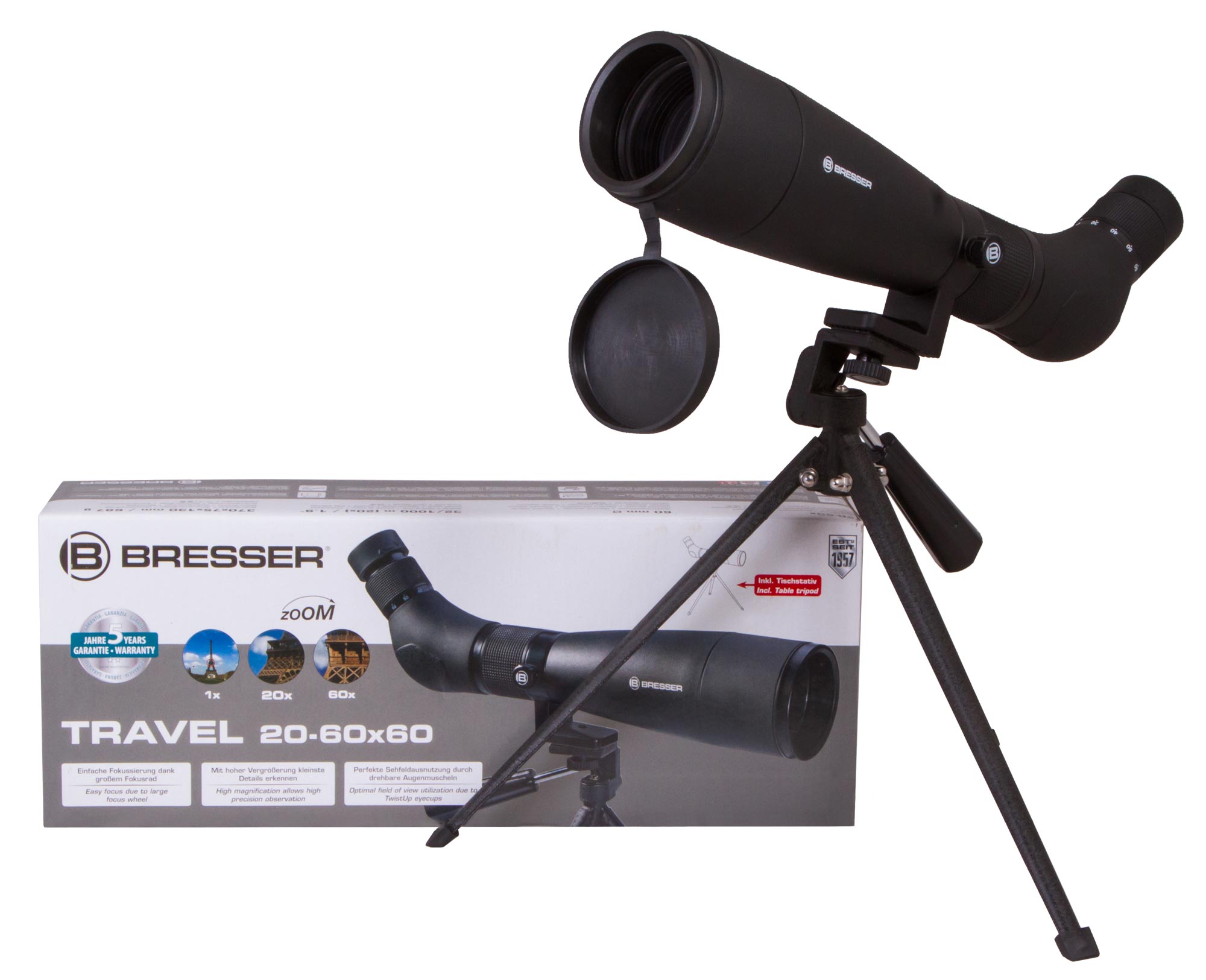 Bresser Travel 20–60x60 Spotting Scope