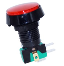 Atari Butonu 24mm 12V LEDli Kafa 43mm  IC-180J