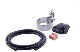 OUTER EARTHING KIT -1 - 7/8'' kablo için - 3mt yer kablosu ile weave type