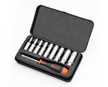 Retta 1/4'' 10 Adet Lokma Tornavida Takımı 6 Köşe