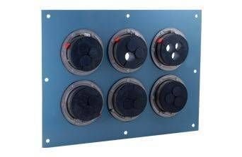 WALL GLAND 7/8'' Kablo için - 6 büyük kablo geçişi - 3 küçük kablo geçişi