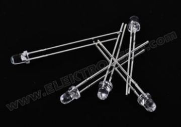 Yeşil 5mm Round 3.0-3.4Volt 20 Derece 10000 MCD 20mA
