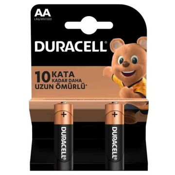 Duracell AA Kalem Pil 2li