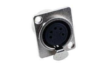 5 PIN XLR DİŞİ ŞASE