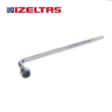 İzeltaş 1940 Bijon Anahtarı Pipo Tipi (19mm, Tornavida Ağızlı)