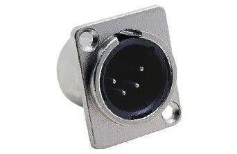 4 PIN XLR ERKEK ŞASE