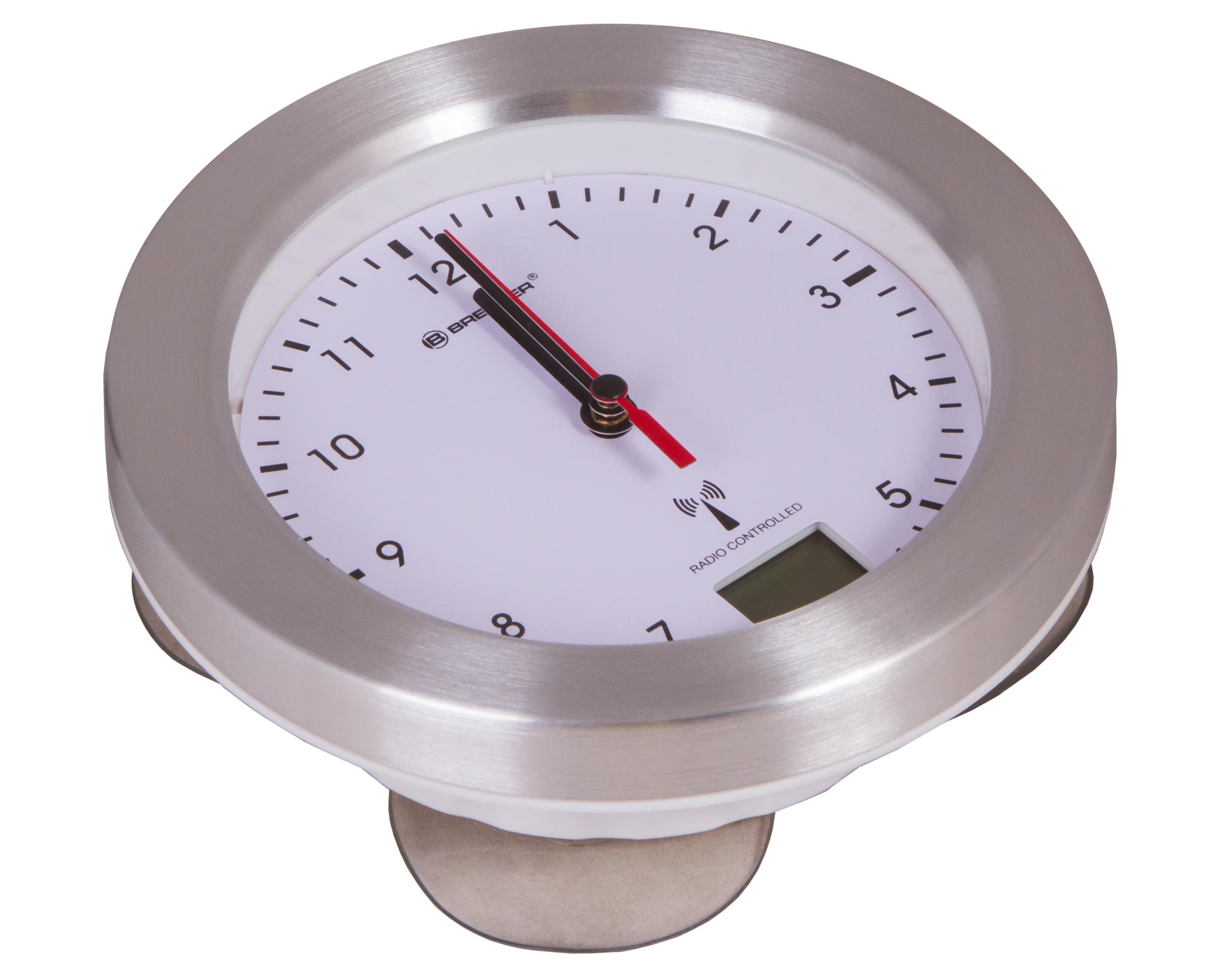 Bresser MyTime Bath Waterproof Wall Clock, white