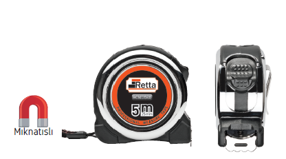 Retta  Şerit Metre  5m x25mm