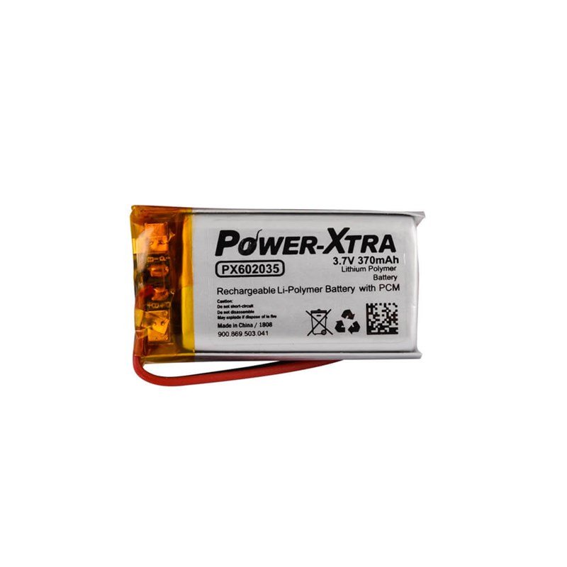 Power-Xtra PX 602035 3.7V 360mAh Lityum Polimer Pil - Batarya Mp3 pili, Mp4 pili