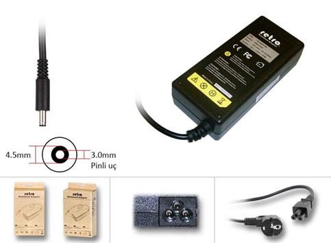 RETRO Dell 65W Pinli Uç 4.5Mm Notebook Adaptör RNA-DL10