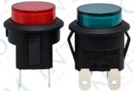 22MM PLASTİK ANAHTAR 12V 4P   IC-180M