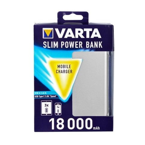Varta 57967 Slim Power Bank 18000 Mah Mobil Şarj Cihazı C USB (İ)