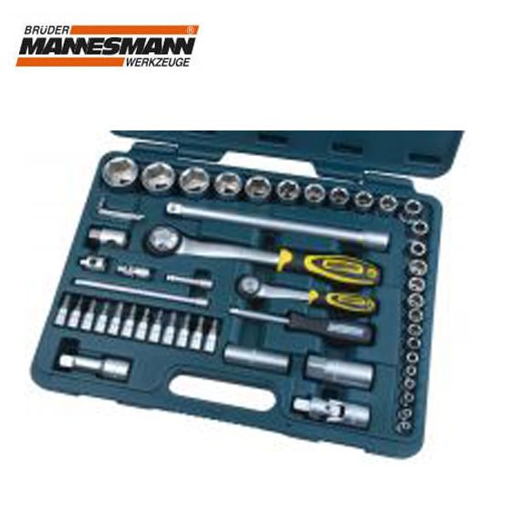 Mannesmann 29100 Profesyonel Lokma Anahtar Takımı 55 Parça, Metrik, Cr-V