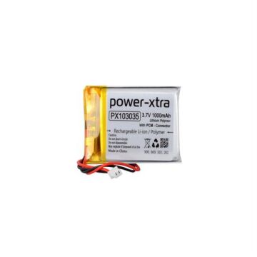 Power-Xtra PX103035 3.7V 1000mAh Li-Polymer Pil (Soketli/PCM/1.5A)
