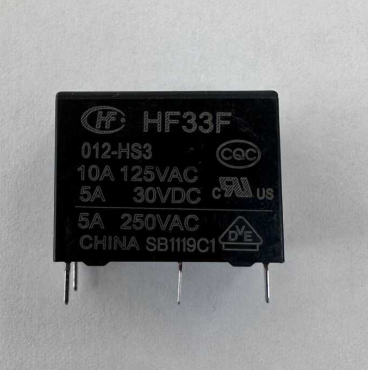 HF33F/012-HS3 12V 10A 4 PİN HONGFA KOMBİ RÖLESİ