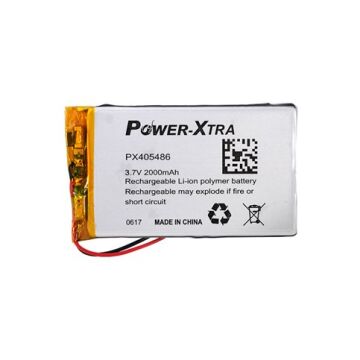 Power-Xtra PX 405486 3.7V 2000mAh Lityum Polimer Pil - Batarya Navigasyon pili, GPS pili